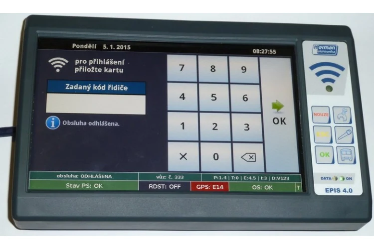 EPIS driver terminal · 公交调度终端