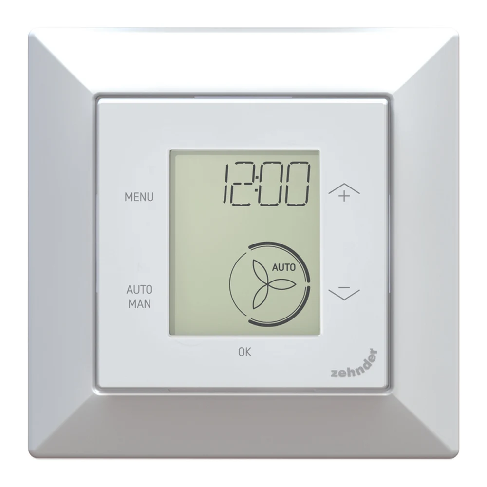 Zehnder ComfoSense C67 · 新风控制面板