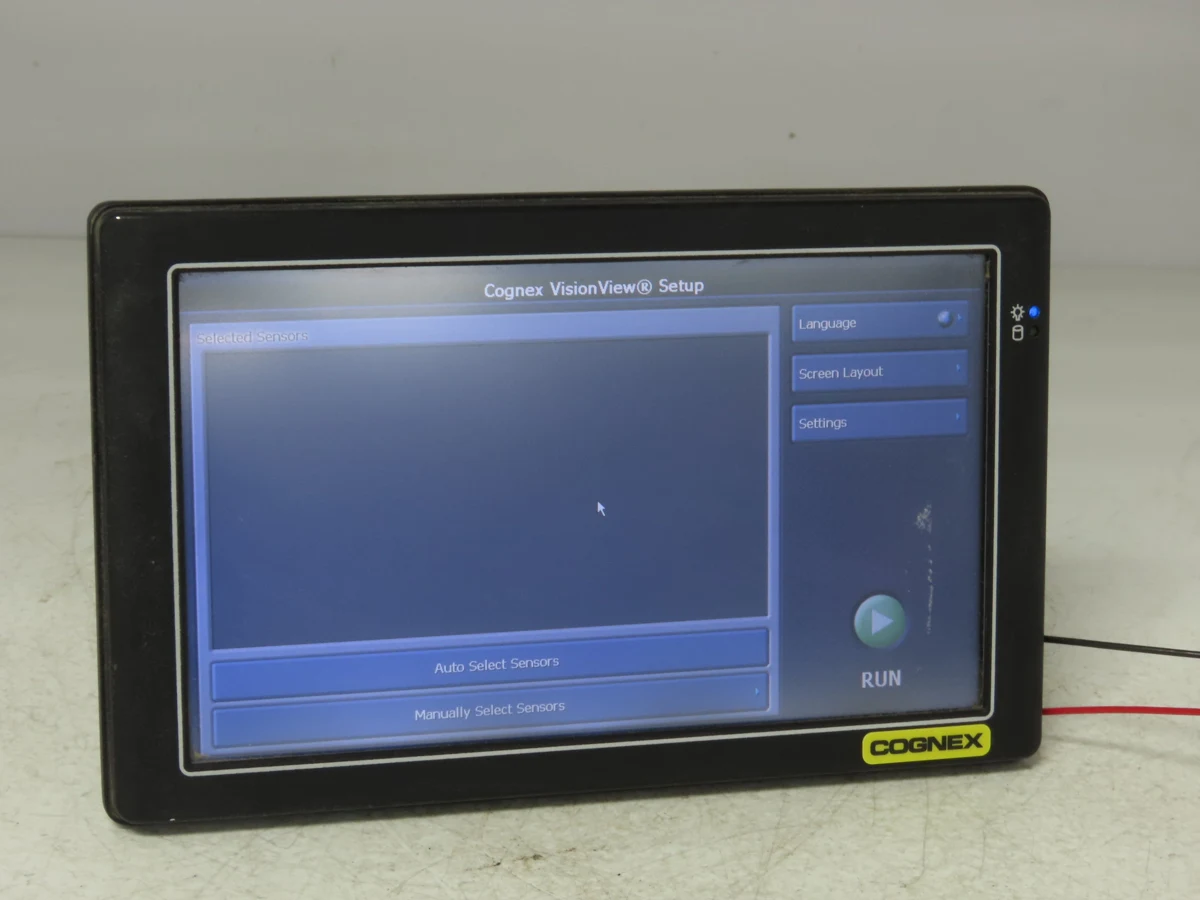 Cognex VisionView · 视觉定位调试屏